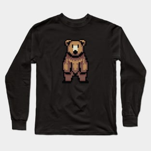 Pixel Bear Long Sleeve T-Shirt